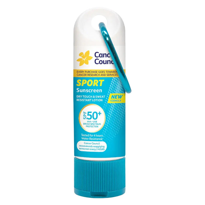 Cancer Council Sunscreen Sports 50+ Ezi Clip - 50ml