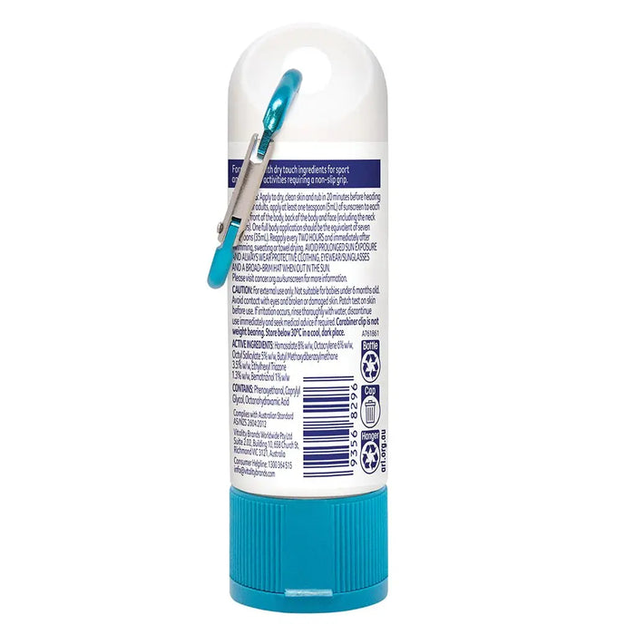 Cancer Council Sunscreen Sports 50+ Ezi Clip - 50ml