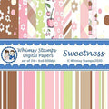 Sweetness Papers - Digital Paper - Whimsy Stamps