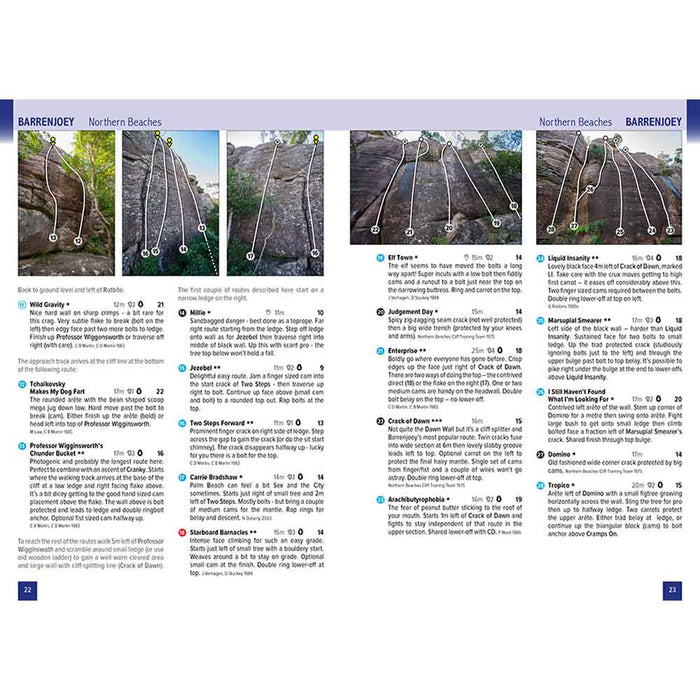sydney climbing guide book 1st edition onsight photography simon carter 4