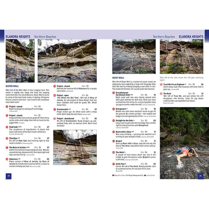 sydney climbing guide book 1st edition onsight photography simon carter 6