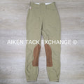 Tailored Sportsman Supreme Hunter Side Zip Knee Patch Breeches, Size 24