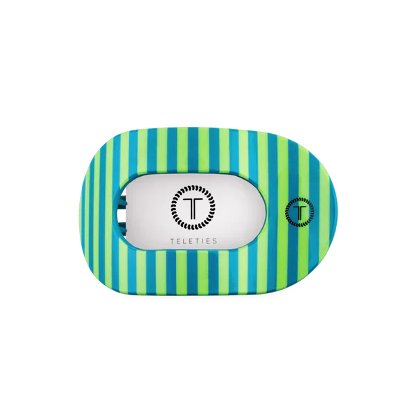 Teleties Flat Round Clip -Cabana Cutie