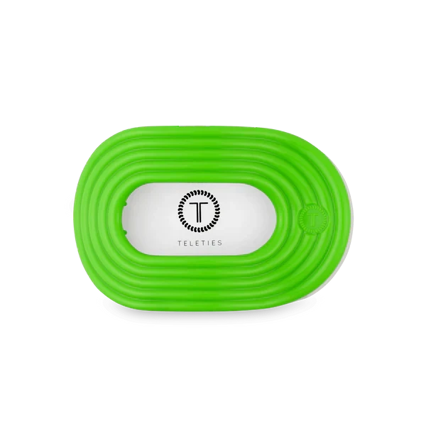 Teleties Flat Round Clip -Glow For It