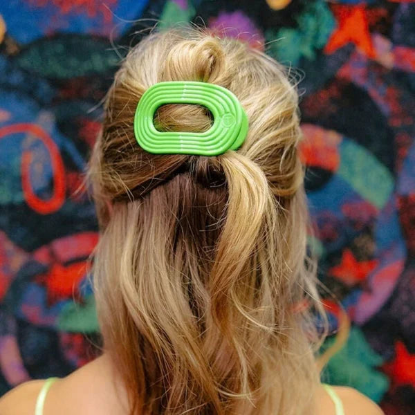 Teleties Flat Round Clip -Glow For It
