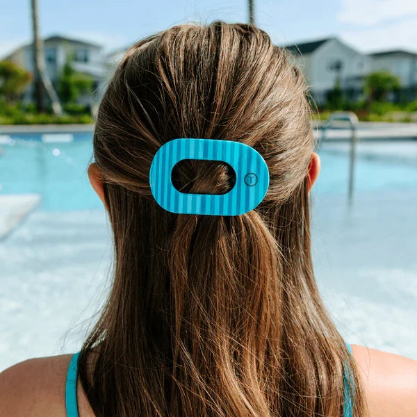 Teleties Flat Round Clip -Splash Zone