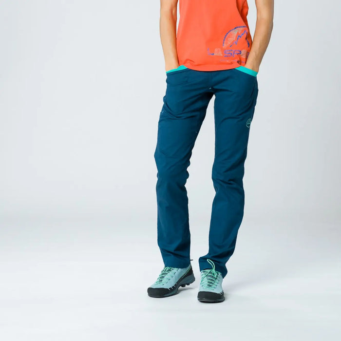 la sportiva womens temple climbing pant opal aqua