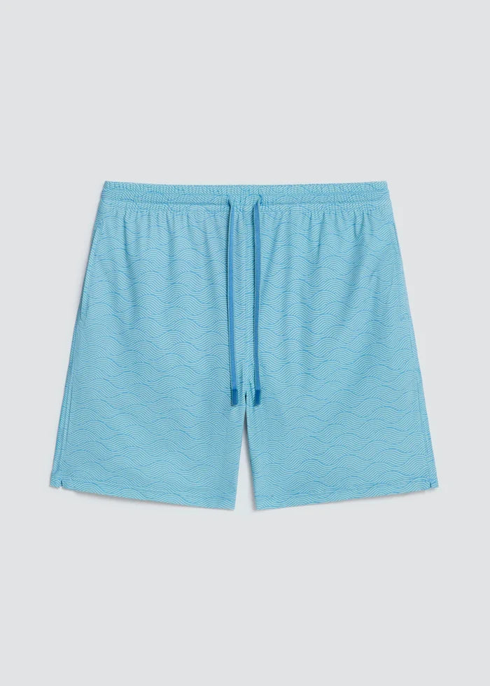 The Crew Swim Trunk- Blue by 7Daimonds