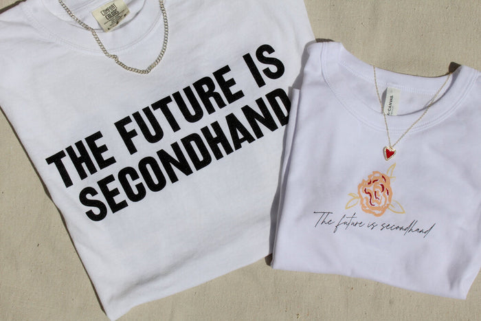 "The Future is Secondhand" Baby Tee