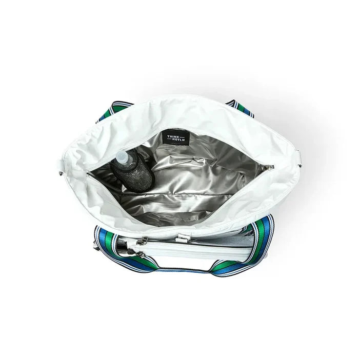Think Royln Love All Tennis Bag - White/Green/Blue