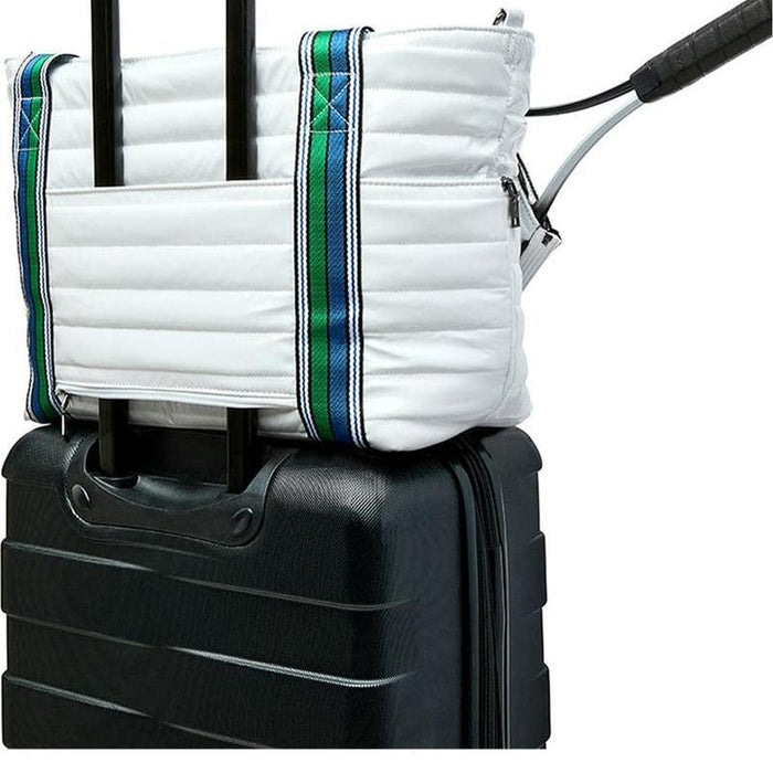 Think Royln Love All Tennis Bag - White/Green/Blue