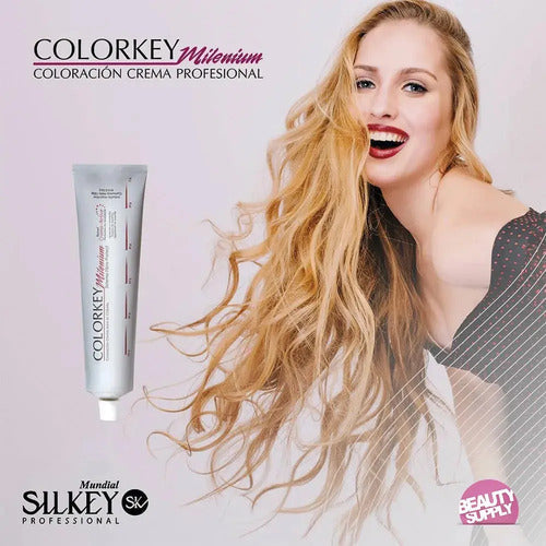 Tinta Silkey Colorkey 120g Con Oxidante, Pincel Y Bowls