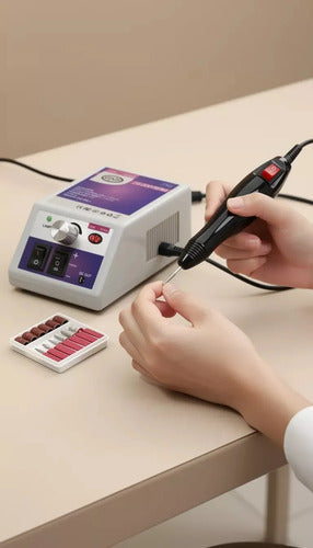 Torno Gnp 25000rpm Uñas Profesional Con Fresas Incluidas
