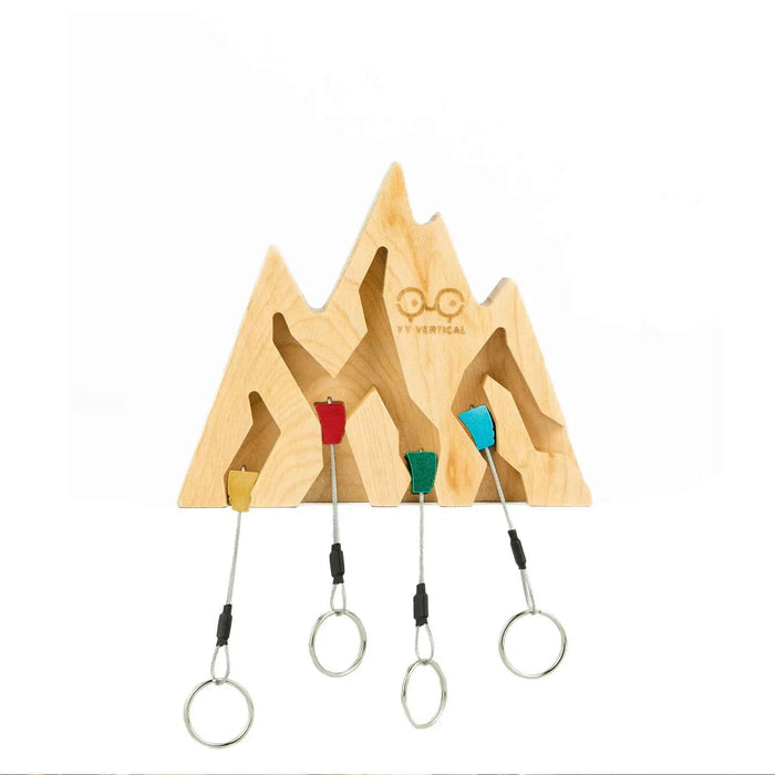 YandY Trad Climbers Key Holder Mountain - Maple