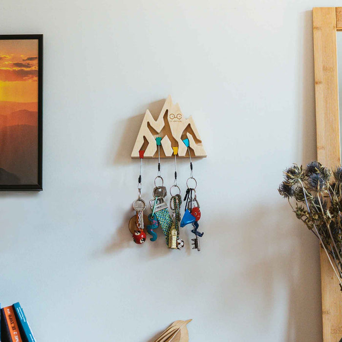 YandY Trad Climbers Key Holder Mountain - Maple