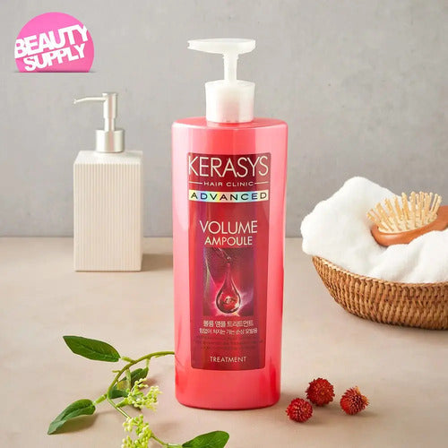 Tratamiento Kerasys Advance Voluminizador 600ml Con Colágeno