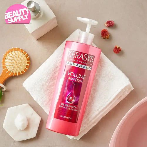Tratamiento Kerasys Advance Voluminizador 600ml Con Colágeno