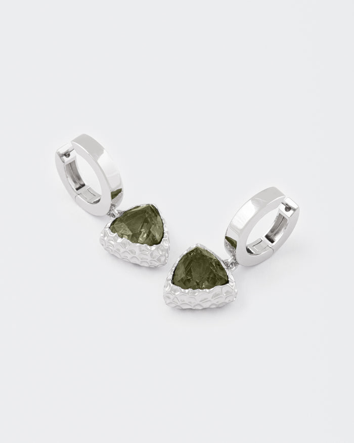 DARKAI Trillion Tourmaline Earrings detail picture