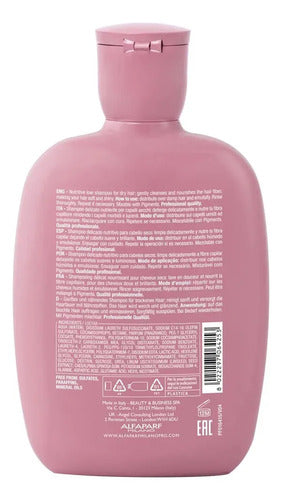 Trio Alfaparf Moisture Nutritive Shampoo 250ml, Máscara 200ml Y Fluido 125ml Hidratación Y Nutrición