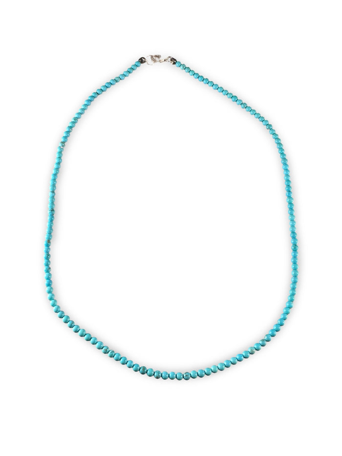 Turquoise Beaded Necklaces Round and Square Beads