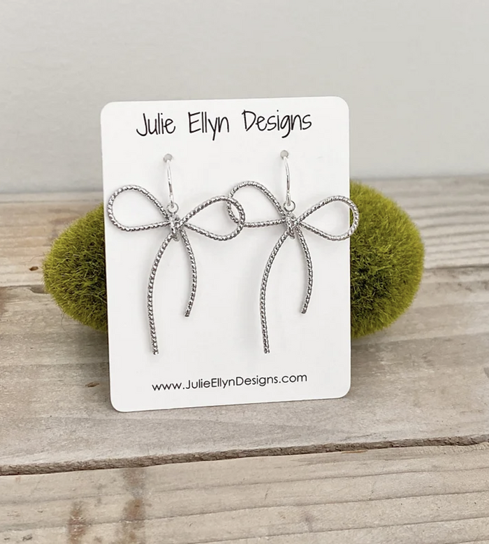 Twisted Bow Earrings