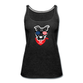 USA Dog Contoured Premium Tank Top - charcoal gray