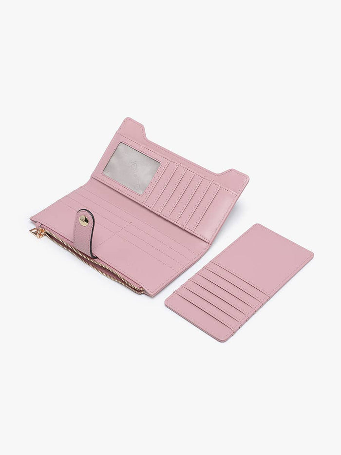 Violet RFID Fold-Out Wallet w/ Card Slot