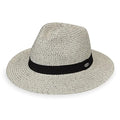 Wallaroo Charlie Fedora - Ivory/Black