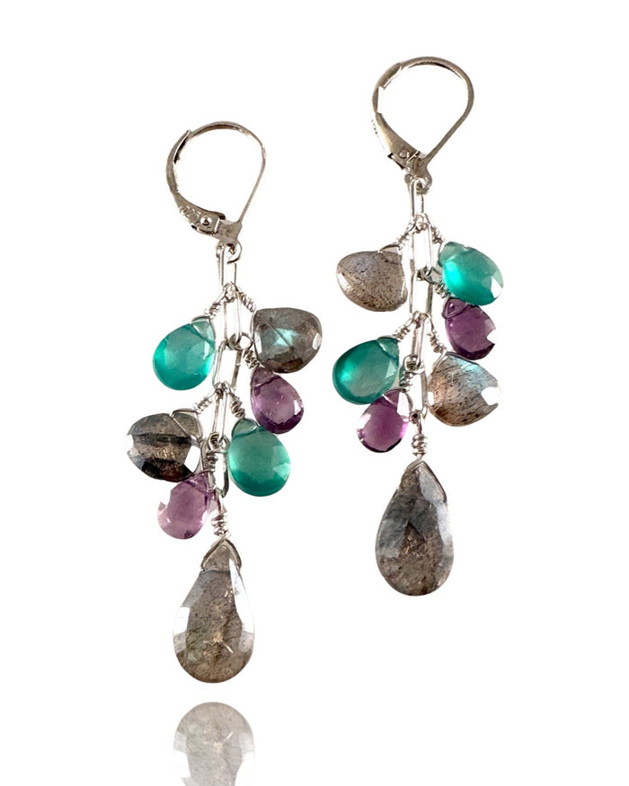 Waterfall Briolette Gemstone Drop Earring