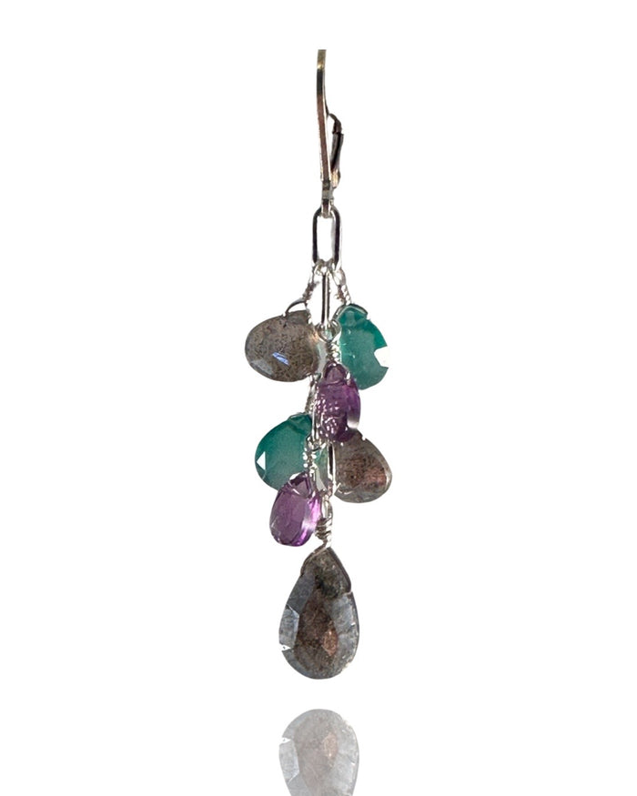 Waterfall Briolette Gemstone Drop Earring