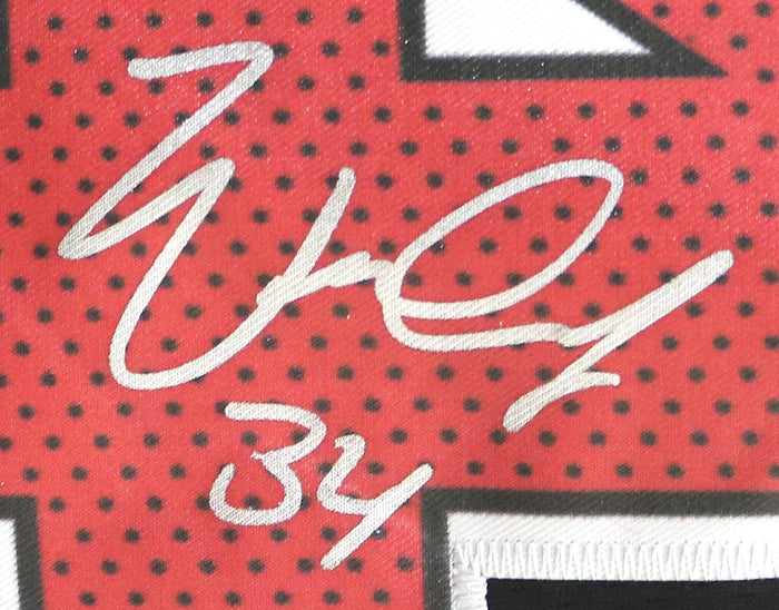 Wendell Carter Jr. Chicago Bulls Signed Autographed Black #34 Jersey JSA COA