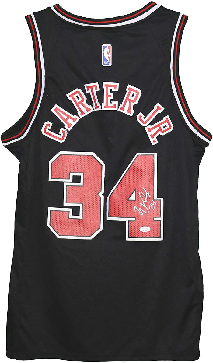 Wendell Carter Jr. Chicago Bulls Signed Autographed Black #34 Jersey JSA COA