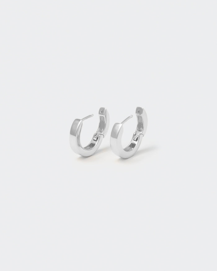 DARKAI White Hoop Earrings Main Picture