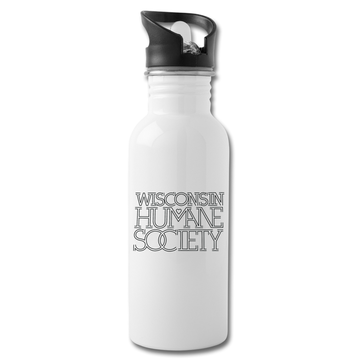 WHS 1987 Logo Water Bottle - white