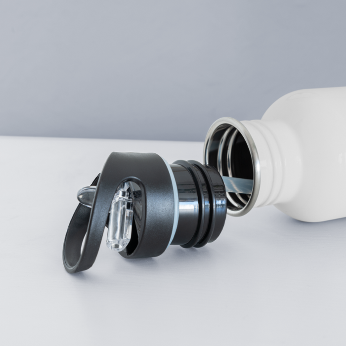 WHS 1987 Logo Water Bottle - white