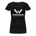 WHS Logo Glow Contoured Premium T-Shirt - black