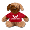 WHS Logo Plush Dog - red