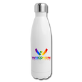 WHS Pride Insulated Stainless Steel Water Bottle - white