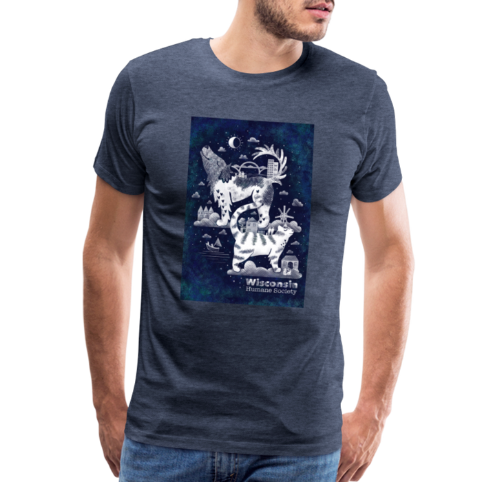 WHS x Light the Hoan Classic Premium T-Shirt - heather blue
