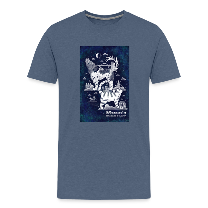 WHS x Light the Hoan Kids' Premium T-Shirt - heather blue