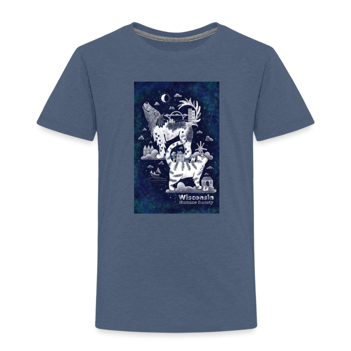 WHS x Light the Hoan Toddler Premium T-Shirt - heather blue