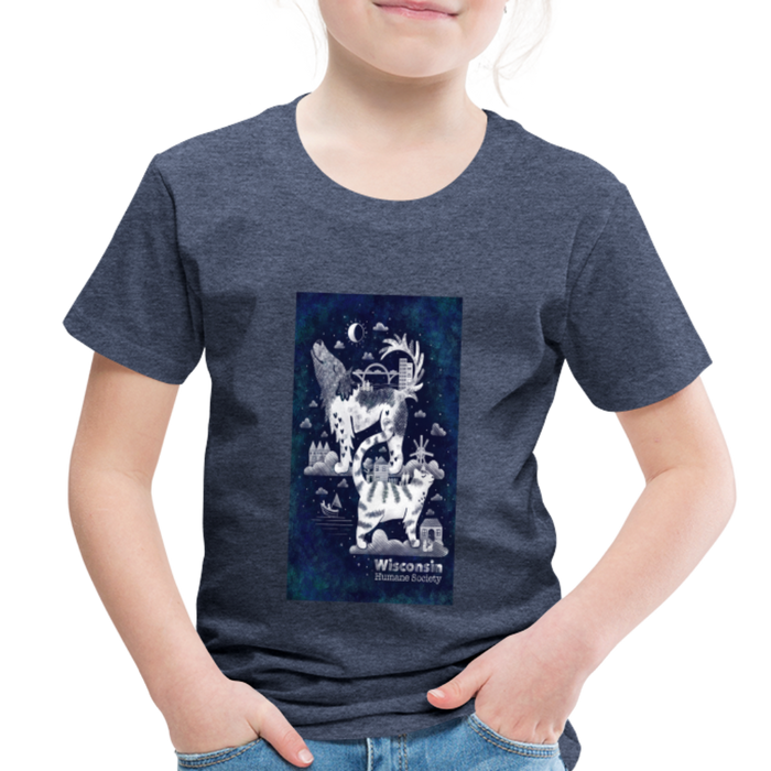 WHS x Light the Hoan Toddler Premium T-Shirt - heather blue