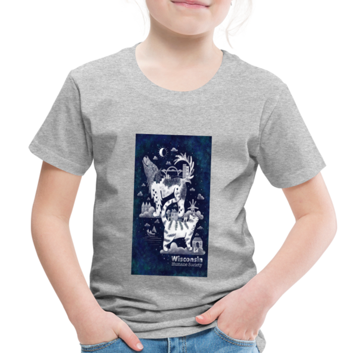 WHS x Light the Hoan Toddler Premium T-Shirt - heather gray