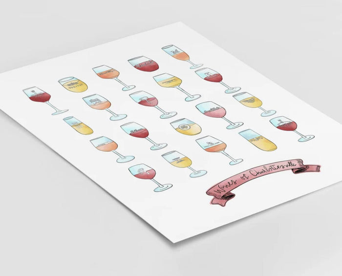 Wines of Cville Print