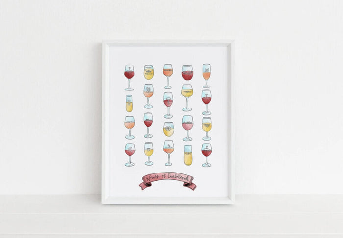 Wines of Cville Print