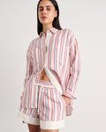 JAG winona stripe shirt ivorymulti