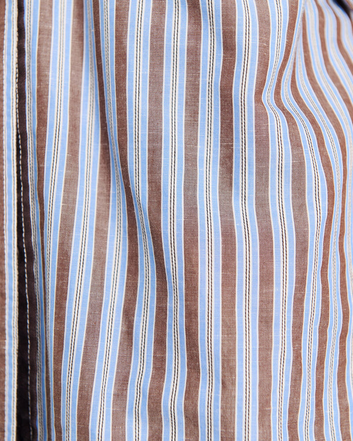 JAG winona stripe shirt bluebrown