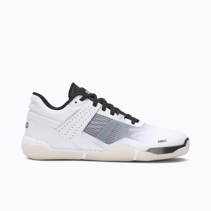 Xero Shoes X1 Low Women Shoe at White and Black with Toe Facing Right