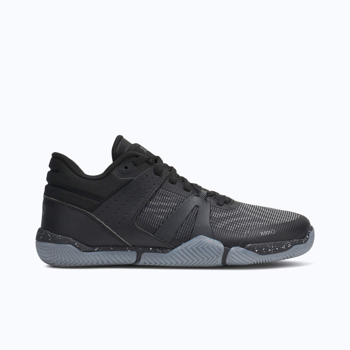 Xero Shoes X1 Low Women Shoe at Black and Gray with Toe Facing Right