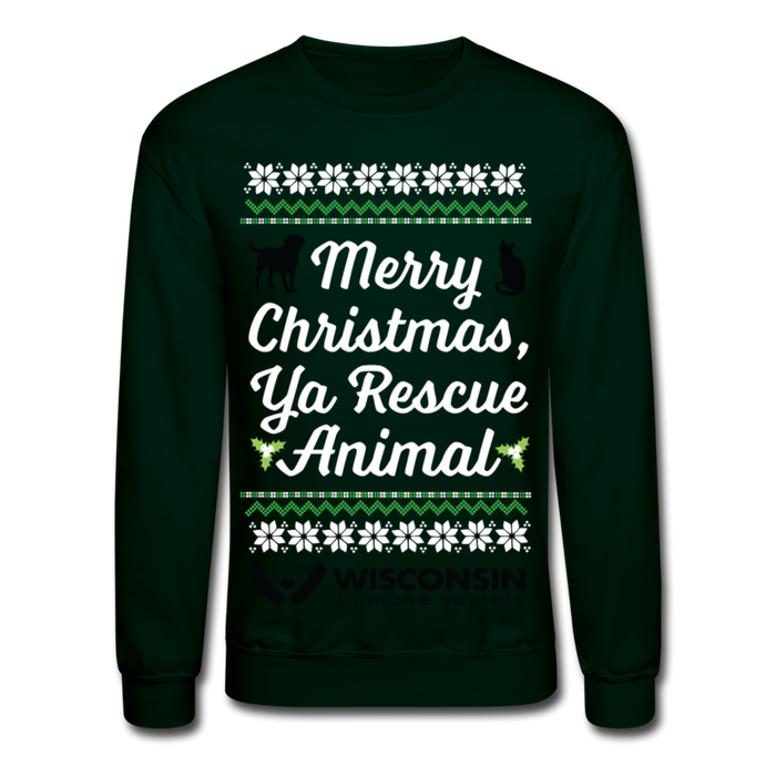Ya Rescue Animal Classic Sweatshirt - forest green